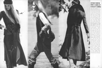 Gunilla Lindblad by Jean-Pierre Zachariasen / Vogue USA (1970.08)