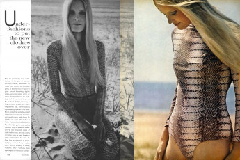 Gunilla Lindblad by Jean-Pierre Zachariasen / Vogue USA (1970.08/2)