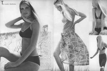 Gunilla Lindblad by Jean-Pierre Zachariasen / Vogue USA (1970.08/2)