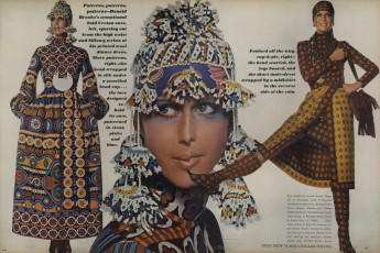 Birgitta af Klercker by Irving Penn / Vogue USA (1970.09)