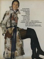 Birgitta af Klercker by Irving Penn / Vogue USA (1970.09)