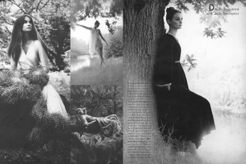 Jean Shrimpton by Patrick Litchfield / Vogue USA (1970.11/2)