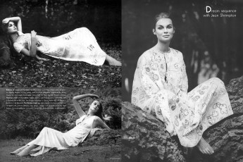Jean Shrimpton by Patrick Litchfield / Vogue USA (1970.11/2)