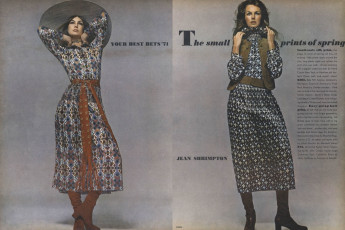 Jean Shrimpton by Richard Avedon
 / Vogue USA (1971.01)