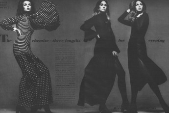 Jean Shrimpton by Richard Avedon
 / Vogue USA (1971.01)