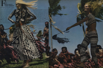 Gunilla Lindblad by Jean-Pierre Zachariasen
 / Vogue USA (1971.01)