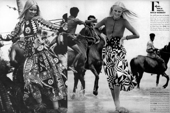 Gunilla Lindblad by Jean-Pierre Zachariasen
 / Vogue USA (1971.01)