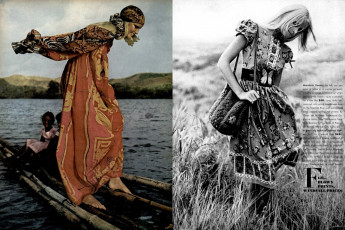 Gunilla Lindblad by Jean-Pierre Zachariasen
 / Vogue USA (1971.01)