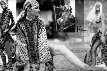 Gunilla Lindblad by Jean-Pierre Zachariasen
 / Vogue USA (1971.01)