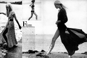 Gunilla Lindblad by Jean-Pierre Zachariasen
 / Vogue USA (1971.01)