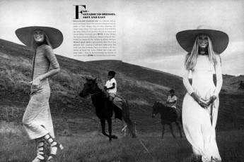 Gunilla Lindblad by Jean-Pierre Zachariasen
 / Vogue USA (1971.01)