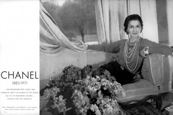 Coco Chanel by Cecil Beaton / Vogue USA (1971.02.15)