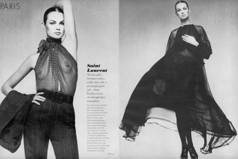 Jean Shrimpton by Richard Avedon
 / Vogue USA (1971.03)