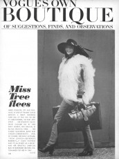 Penelope Tree by Patrice Calmettes
 / Vogue USA (1971.04/2)