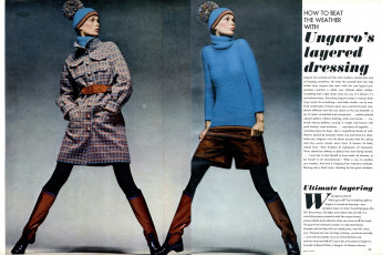 Jean Shrimpton by David Bailey
 / Vogue USA (1971.10/2)
