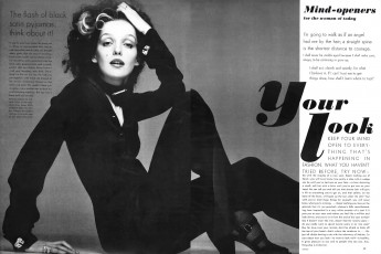 Donna Mitchell by Richard Avedon / Vogue USA (1972.01)