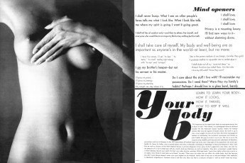 Donna Mitchell by Richard Avedon / Vogue USA (1972.01)
