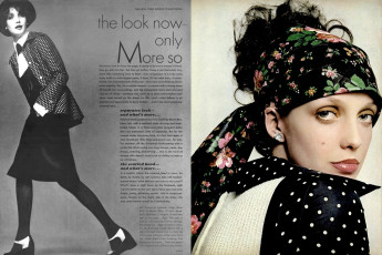 Donna Mitchell by Richard Avedon / Vogue USA (1972.02)