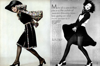 Donna Mitchell by Richard Avedon / Vogue USA (1972.02)