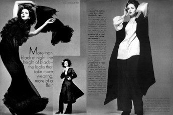 Donna Mitchell by Richard Avedon / Vogue USA (1972.02)