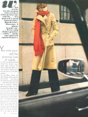 Gunilla Lindblad by Helmut Newton / Vogue USA (1972.02/2)