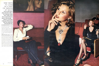 Susan Schoenberg by Kourken Pakchanian / Vogue USA (1972.09/2)