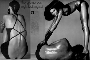 Apollonia van Ravenstein by Richard Avedon / Vogue USA (1972.12)