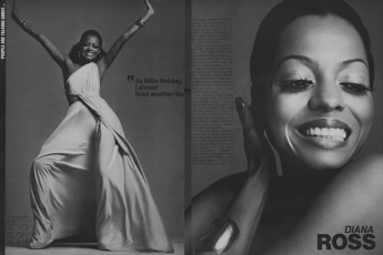 Diana Ross by Richard Avedon / Vogue USA (1973.03)