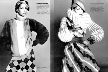 Jill Kennington by Gian Paolo Barbieri / Vogue ITA (1973.09)