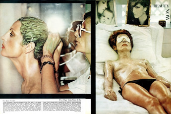 Mirella Petteni by Helmut Newton / Vogue USA (1973.10)