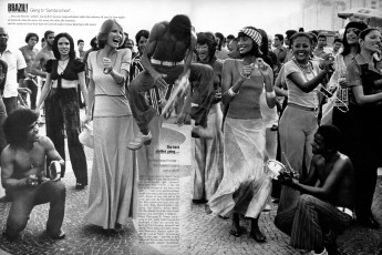 Cheryl Tiegs, Beverly Johnson by Kourken Pakchanian / Vogue USA (1973.12)