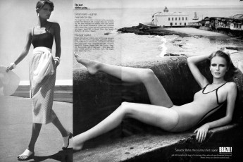 Cheryl Tiegs by Kourken Pakchanian / Vogue USA (1973.12)