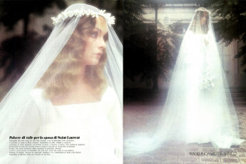 Jean Shrimpton by David Bailey / Vogue ITA (1974.01)