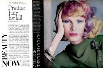 Gunilla Lindblad by Richard Avedon / Vogue USA (1974.07)