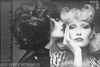 Regine Jaffry, Gunilla Lindblad by Richard Avedon / Vogue USA (1974.07)