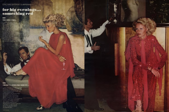 Gunilla Linblad by Helmut Newton / Vogue USA (1974.10)