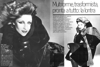 Jill Kennington by Gian Paolo Barbieri / Vogue ITA (1974.12)