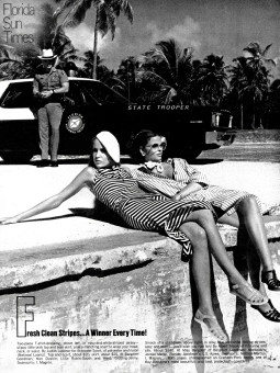 Lisa Taylor, Jerry Hall by Helmut Newton / Vogue USA (1975.01)