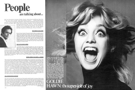 Goldie Hawn by Richard Avedon / Vogue USA (1975.02)