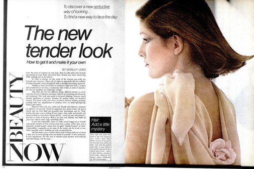 Yasmine Sokal by Deborah Turbeville / Vogue USA (1975.02)