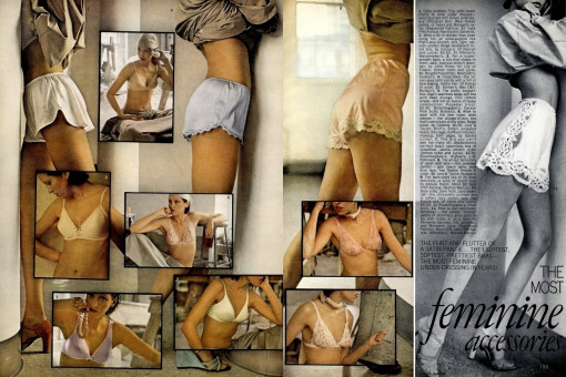 Katja Schuler by Deborah Turbeville / Vogue USA (1975.03)