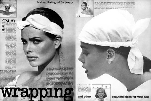 Margaux Hemingway by Francesco Scavullo / Vogue USA (1975.04)