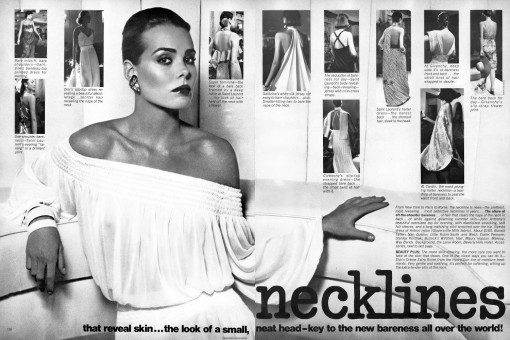 Margaux Hemingway by Francesco Scavullo / Vogue USA (1975.04)