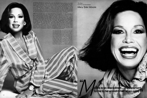 Mary Tyler Moore by Francesco Scavullo / Vogue USA (1975.04)