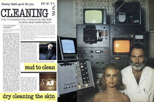 Margaux Hemingway, Dr. Di Salvo by Francesco Scavullo / Vogue USA (1975.04)