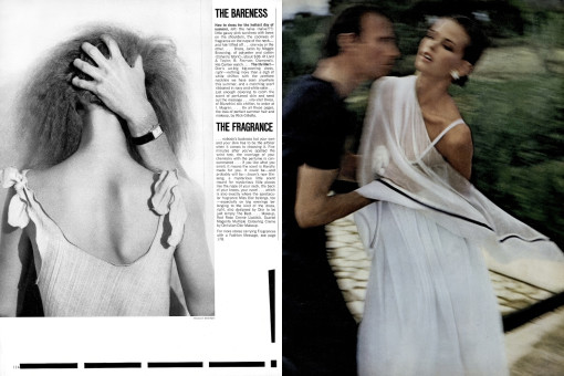 Lisa Taylor, Eva Nielsen by Francesco Scavullo / Vogue USA (1975.05)