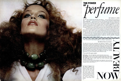 Jerry Hall by Irving Penn / Vogue USA (1975.05)
