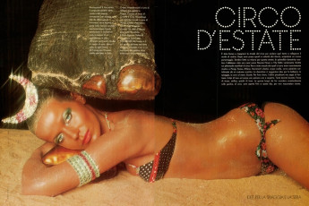 Veruschka by Gian Paolo Barbieri / Vogue ITA (1975.06)