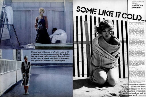 Dalila Lazzaro by Deborah Turbeville / Vogue USA (1975.06)