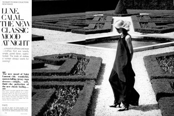 Gunilla Linblad by Helmut Newton / Vogue USA (1975.08)